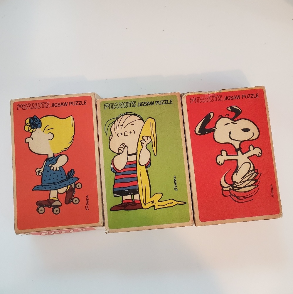 Vintage Peanuts Snoopy mini puzzle